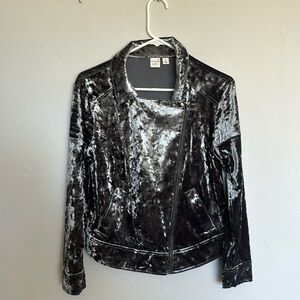 Melrose and Market velvety lightweight motorcycle jacket.